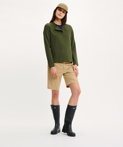 【エーグル】エーグル AIGLE UVCロングスリーブTシャツ AIGLE tシャツ UVC ワッフルロングスリーブTシャツ レディース