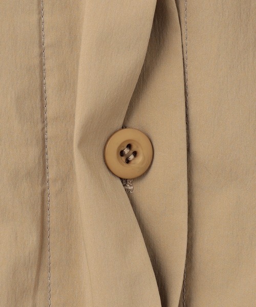 【SLOW/一部店舗限定】ミリタリーストレッチタフタ ジャケット 23区 【SLOW/一部店舗限定】ミリタリーストレッチタフタ