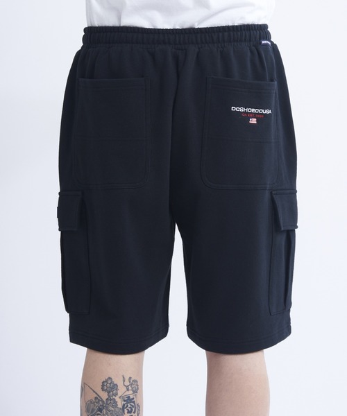 ☆23SS☆【Bad Blue】☆Cargo Wide Short.s☆パンツ☆ DC SHOES カーゴパンツ 23 SUPER WIDE FLEECE/DCウエストゴム