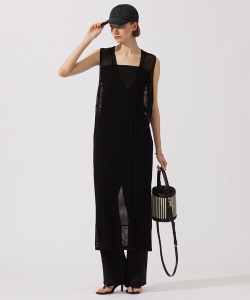 ICB（アイシービー） ワンピース クロシェニット ワンピース