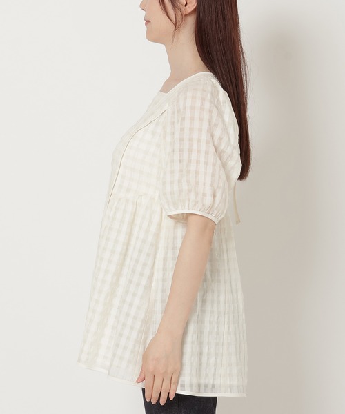 Rose Tiara（ローズティアラ） ブラウス シャツ ペプラムブラウス