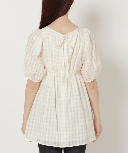 ローズティアラ（Rose Tiara）/ペプラムブラウス Rose Tiara（ローズティアラ） ブラウス シャツ ペプラムブラウス