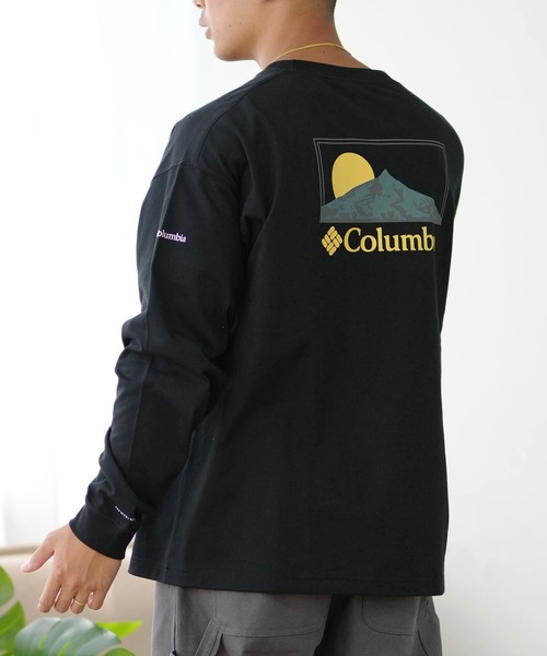 tシャツ 「ムラサキスポーツ限定」columbia/コロンビア ロンTee ルーズシルエット/ボックスシルエット バックプリント PM0461 メンズ | Columbia | 04