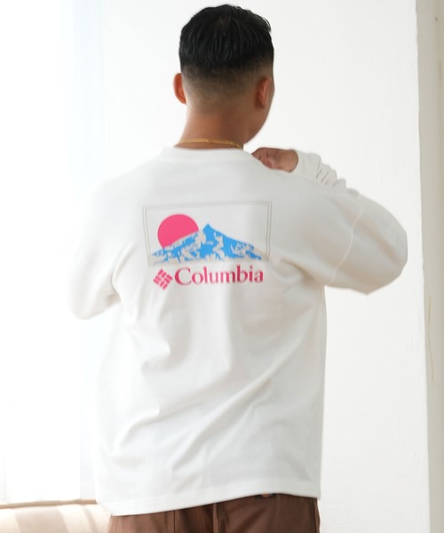 tシャツ 「ムラサキスポーツ限定」columbia/コロンビア ロンTee ルーズシルエット/ボックスシルエット バックプリント PM0461 メンズ | Columbia | 14