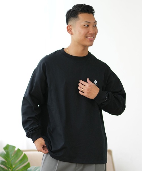 tシャツ 「ムラサキスポーツ限定」columbia/コロンビア ロンTee ルーズシルエット/ボックスシルエット バックプリント PM0461 メンズ | Columbia | 18