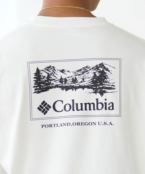 tシャツ 「ムラサキスポーツ限定」columbia/コロンビア ロンTee ルーズシルエット/ボックスシルエット バックプリント PM0461 メンズ | Columbia | 12