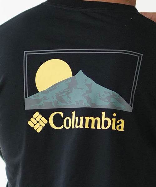 tシャツ 「ムラサキスポーツ限定」columbia/コロンビア ロンTee ルーズシルエット/ボックスシルエット バックプリント PM0461 メンズ | Columbia | 27