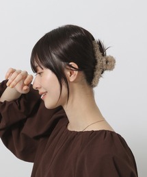 LAKOLE（ラコレ） ヘアクリップ チュールフリルバンスクリップ
