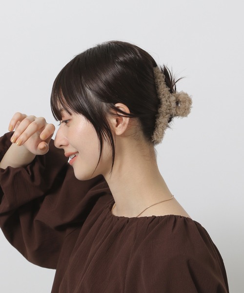 LAKOLE（ラコレ） ヘアクリップ チュールフリルバンスクリップ