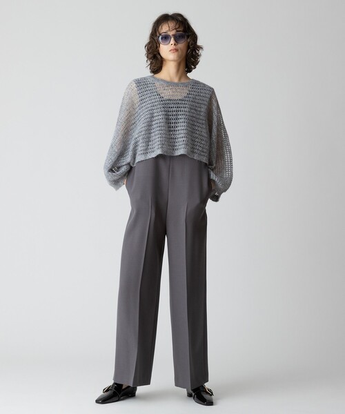ニット セーター ドライモヘヤメッシュプルオーバー レディース allureville ニット セーター ドライモヘヤメッシュプルオーバー