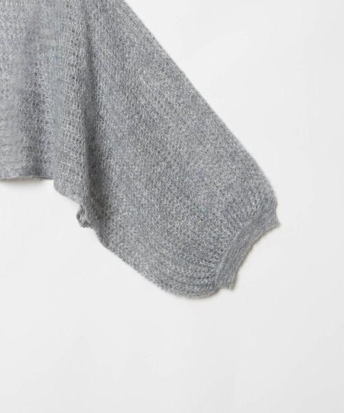 allureville ニット セーター ドライモヘヤメッシュプルオーバー