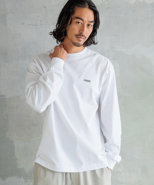 HEREIAM tシャツ 「HEREIAM MEN」吸水速乾/ワッペンロゴロングスリーブ
