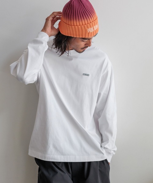 HEREIAM tシャツ 「HEREIAM MEN」吸水速乾/ワッペンロゴロングスリーブ