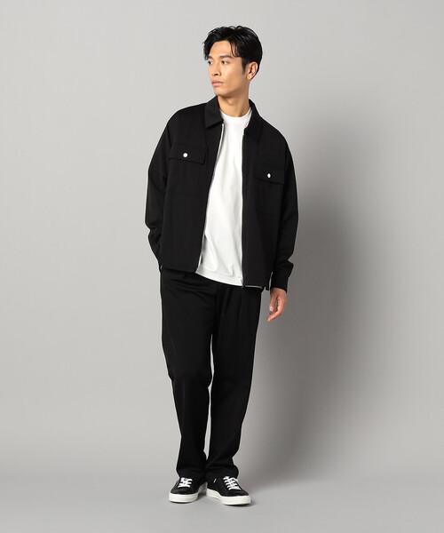 COMME CA MEN（コムサメン） tシャツ シルケットポンチ フライスリブT