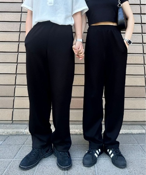 スラックス パンツ ダンボール コクーンパンツ レディース