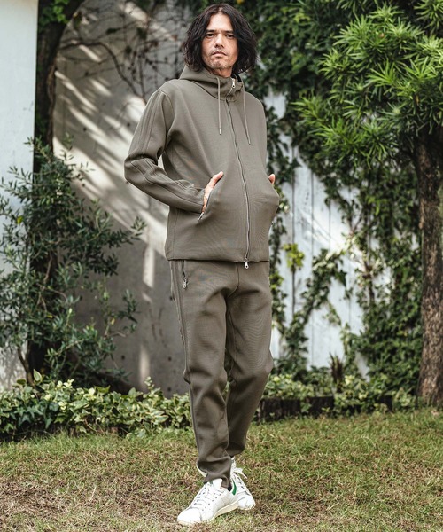 CAMBIO（カンビオ） パーカー mpa3652-ミラノリブZIPパーカー メンズ