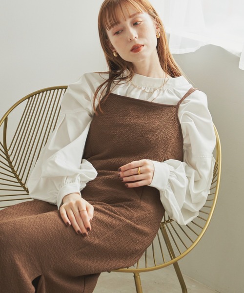 美品！hinari ワンピース　グリーン hinari 「hinari」 キャミソールワンピース SMALL グリーン