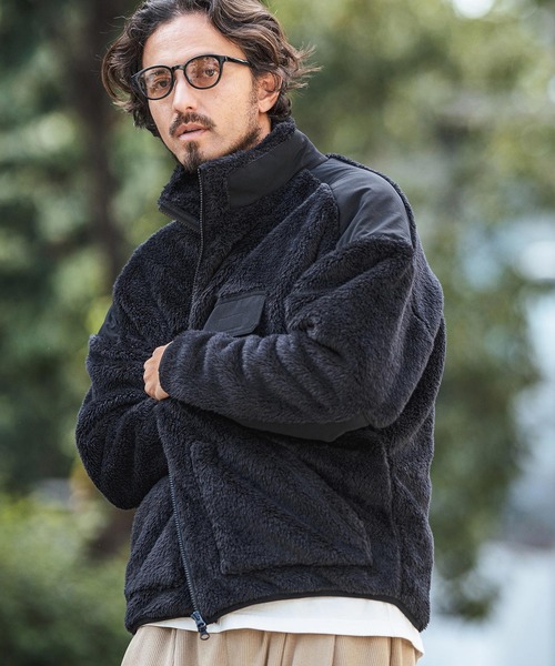 CAMBIO（カンビオ） ブルゾン アウター mj10424-Short Micro Fur Nylon