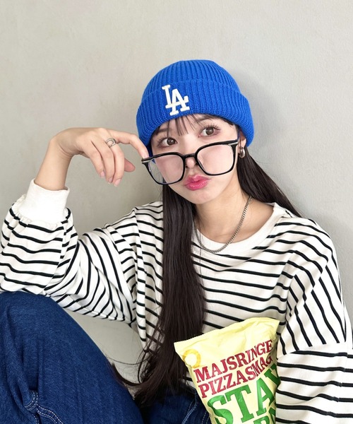 MLB ニット帽 ニットキャップ 「日本未発売/WEB限定」MLB KOREA(エム