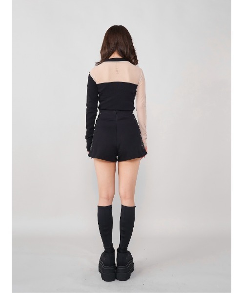 Darich ハイウエストレースアップショートパンツ Sサイズ ハイウエストレースアップショートパンツ – Darich (ダーリッチ)
