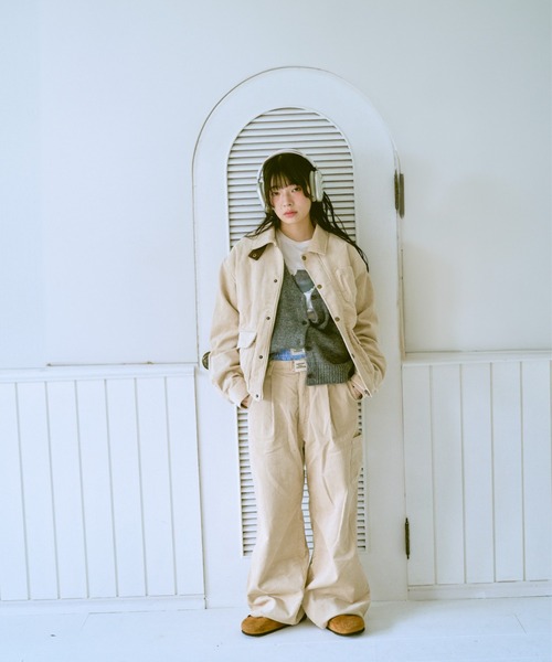 common gull products. カバーオール 軽快なステップとコーデュロイ