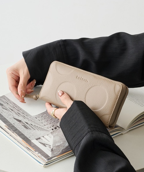 toleur（トーラ） 長財布 財布 「toleur」ランダムドットラウンド