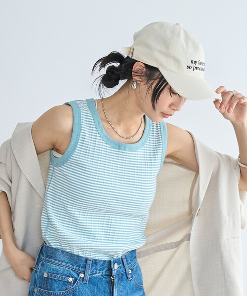 coen tシャツ アソートリブタンクトップ レディース : ZOZOTOWN