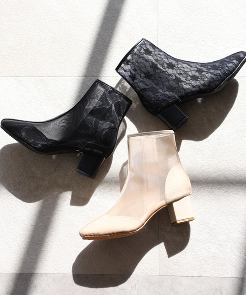 「VIVIAN」 ショートブーツ L ブラック レディース_画像2