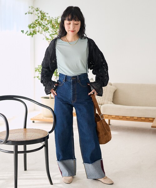 FREAK'S STORE カーディガン インド パッチワークレースボレロ