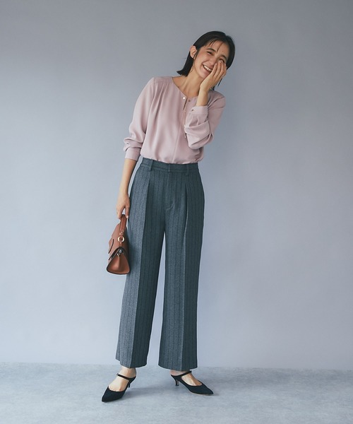 「RIVE DROITE」 パンツ 38 ブラウン レディース_画像4