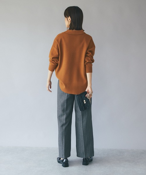 「RIVE DROITE」 パンツ 38 ブラウン レディース_画像6