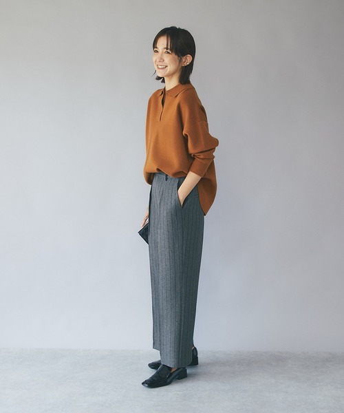 「RIVE DROITE」 パンツ 38 ブラウン レディース_画像7