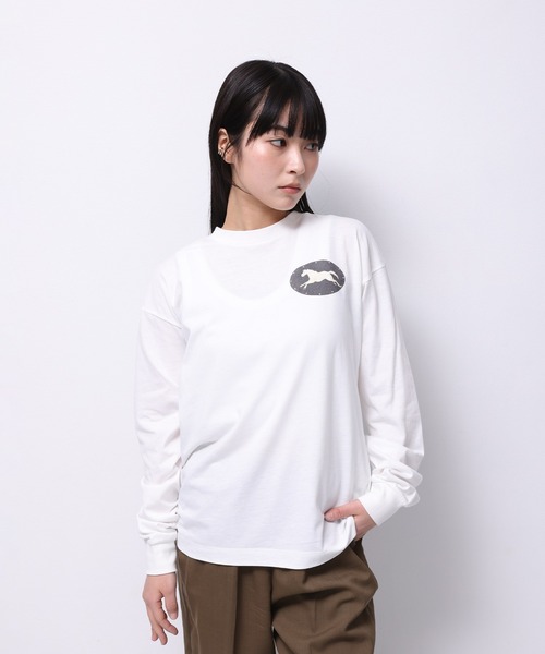 tシャツ HORSE” Shuhei Koki 天竺ロンT レディース メンズ