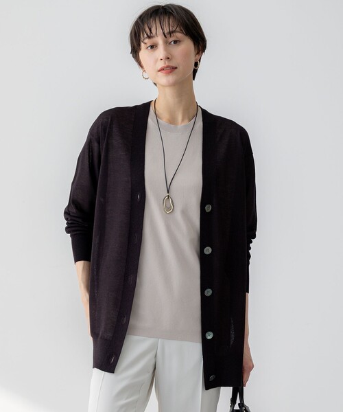 カーディガン 「CanCam10月号掲載/CLASSY.10月号掲載」シャイニー