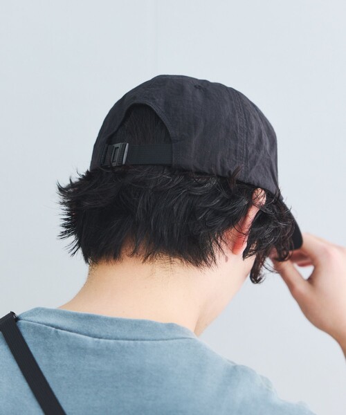 LESQUE × POLER ナイロンキャップ / ネイビー POLER ポーラー EMB NYLON CAP BLUE LIGHT ORANGE GREEN NAVY