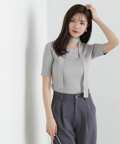 PROPORTION BODY DRESSING ニット セーター チョーカー付