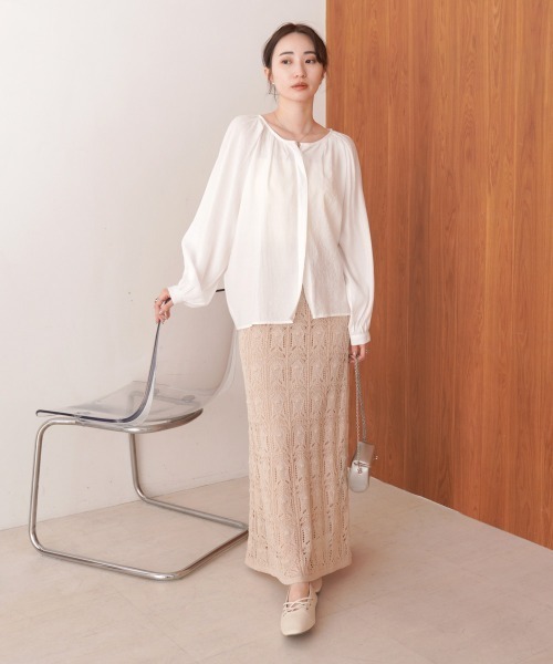 BAB（バブ） ロング スカート クロシェ編みスカート : ZOZOTOWN Yahoo