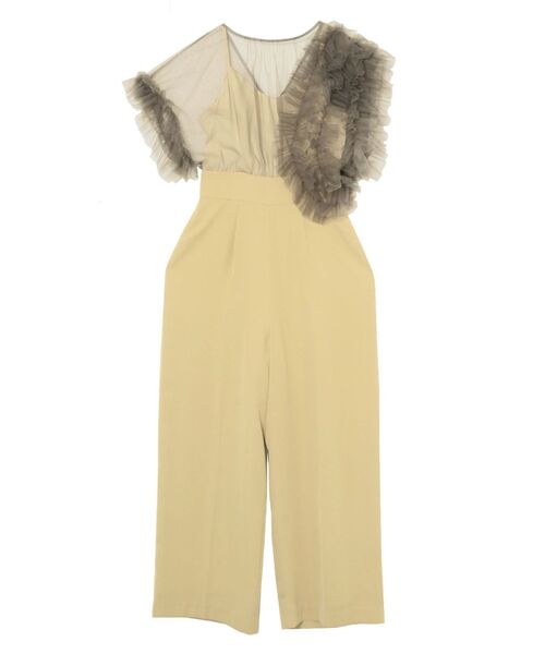 LAGUNAMOON パンツドレス 「WEB限定」LADYチュールドッキング