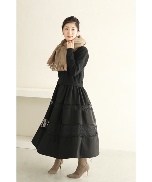 「CAWAII」 ドッキングワンピース FREE ブラック レディース_画像3