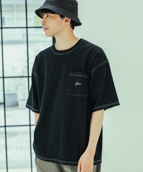 LOWRYSFARM サトムラさんプロデュース 主役Tシャツ ブラック 一枚でスタイリングが決まるTシャツ」 【LOWRYS FARM】“主役T