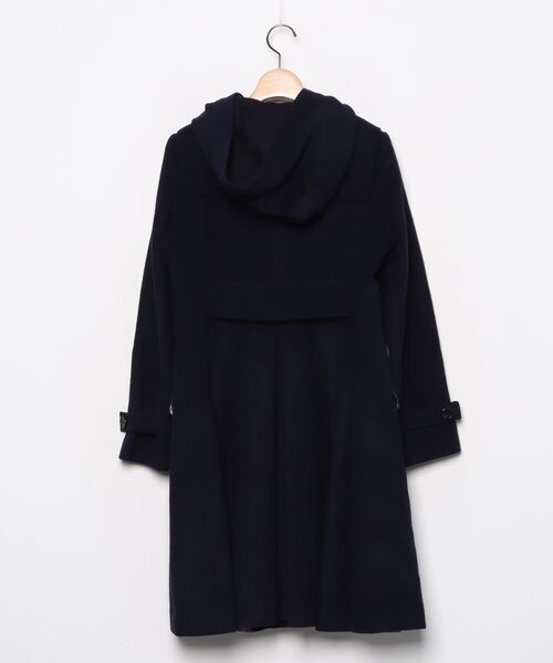 「AKIKO OGAWA」 ダッフルコート 40 ネイビー レディース_画像2