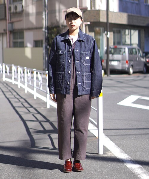 希少濃紺 80s 90s BROOKLYN OVERALL デニム カバーオール BROOKLYN OVERALL（ブルックリンオーバーオール） デニムジャケット g