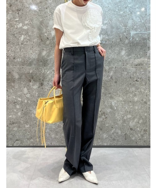 LE CIEL BLEU パンツ ストレートトラウザー / Straight Trousers