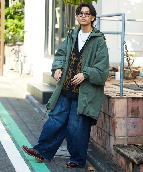 PUBLUX（パブリュクス） モッズコート LARGE カーキ メンズ : ZOZOTOWN