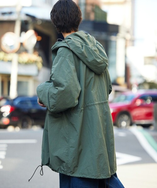 PUBLUX（パブリュクス） モッズコート LARGE カーキ メンズ : ZOZOTOWN