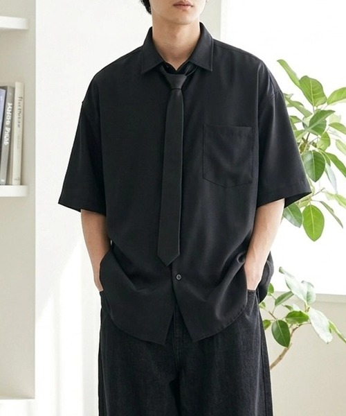 ANPAS（アンパス） シャツ 半袖 ANPAS Oversized Short-Sleeve Shirt