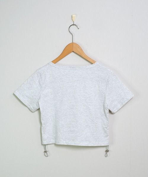 shopnikoniko tシャツ チビT 半袖 ショート丈 猫 プリント