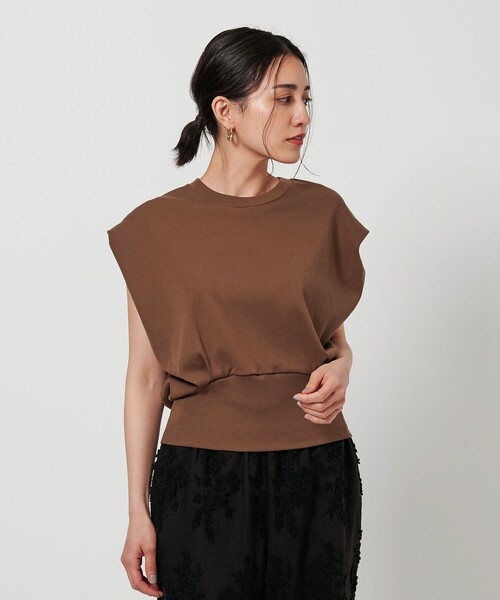 tシャツ コットンフライス ショルダータック プルオーバー レディース
