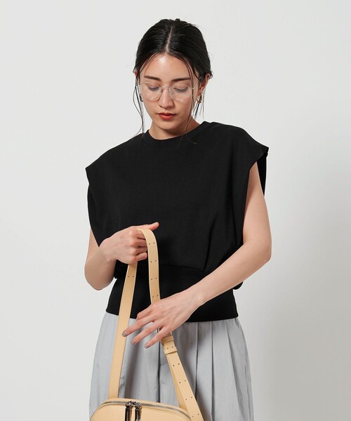 tシャツ コットンフライス ショルダータック プルオーバー レディース BEAUTY＆YOUTH UNITED ARROWS tシャツ コットンフライス