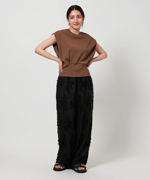 tシャツ コットンフライス ショルダータック プルオーバー レディース BEAUTY＆YOUTH UNITED ARROWS tシャツ コットンフライス